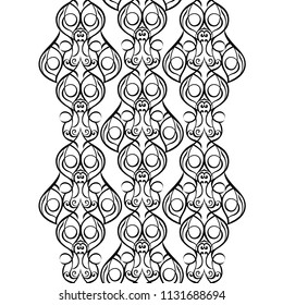 Decorative vector frame. Elegant vector element for design.