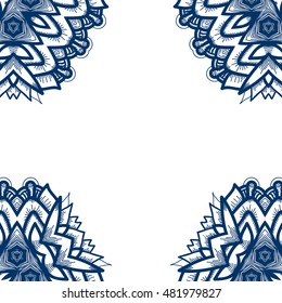 Decorative vector  frame with empty space for text.