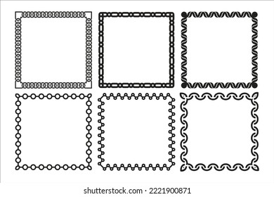 Decorative Vector Frame Set Free Vector Image