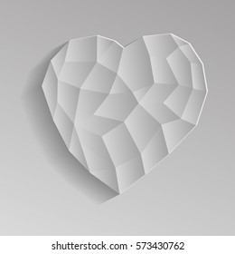 Decorative vector heart. Valentine's day and just a stylish backdrop for postcards.