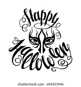 Hand Drawing Mustache Barber Shop Logo Stock Vector (Royalty Free ...