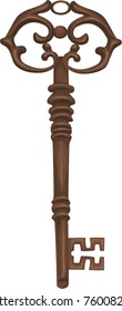 Decorative Vector Key