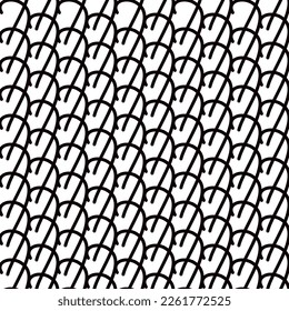 Decorative Vector Line Art Seamless Pattern. A Surface Design for Print and Backgrounds.