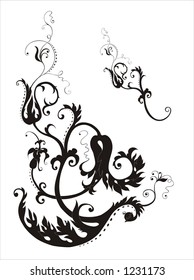 decorative vector medieval ornament
