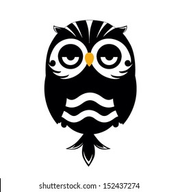 Decorative Vector Owl