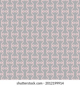 Decorative vector pattern. Sea geometric print. Wavy seamless background