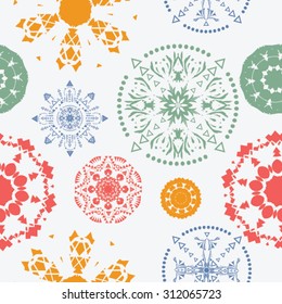Decorative Vector Seamless Pattern .