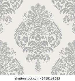 Decorative vector seamless pattern. Repeating background. Tileable wallpaper print.