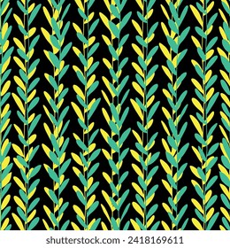 Decorative vector seamless pattern. Repeating background. Tileable wallpaper print.