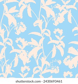 Decorative vector seamless pattern. Repeating background. Tileable wallpaper print.