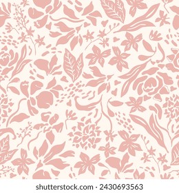 Decorative vector seamless pattern. Repeating background. Tileable wallpaper print.