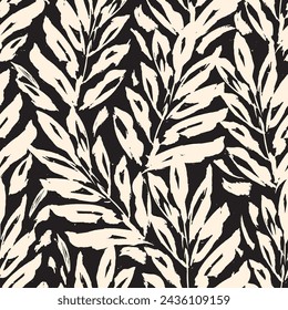 Decorative vector seamless pattern. Repeating background. Tileable wallpaper print.