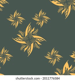 Decorative vector seamless pattern with stars.
