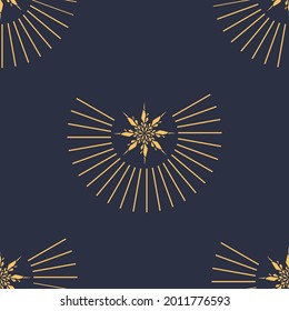 Decorative vector seamless pattern with stars.
