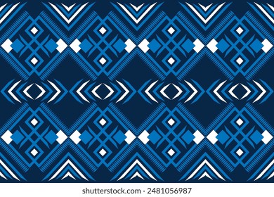 Decorative vector seamless traditional Design for clothing ethnic pattern and Native american indian motifs with background aztec tribal ornament handmade border beautiful art colorful.