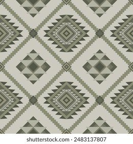 Decorative vector seamless traditional Design for clothing ethnic pattern and Native american indian motifs with background aztec tribal ornament handmade border beautiful art colorful. 