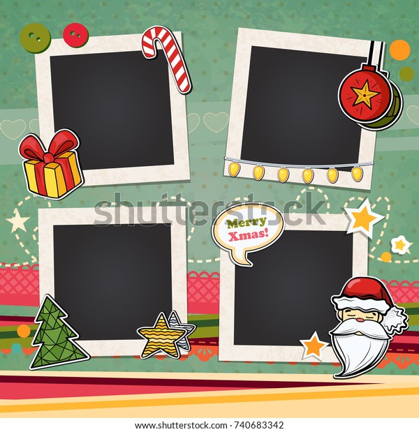 Decorative Vector Template Frame This Photo Stock Vector (Royalty Free ...