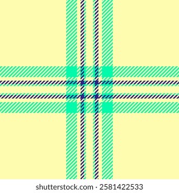 Decorative vector texture fabric, invitation pattern check textile. Dog tooth seamless background tartan plaid in yellow and bright colors palette.