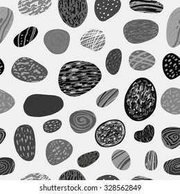 Decorative vector white and black background with stylized stone .Can be used for wallpapers, pattern fills, web page backgrounds,surface textures. 