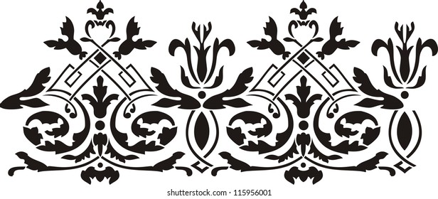 Decorative vegetative ornament of 19 centuries