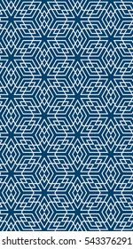 decorative vertical geometric banner. abstract seamless cube. vector illustration.