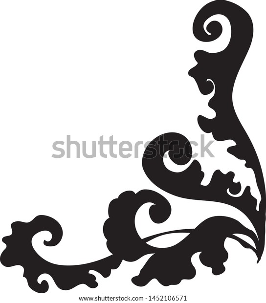 Decorative Vintage 9 Vector Swirls Design Stock Vector Royalty