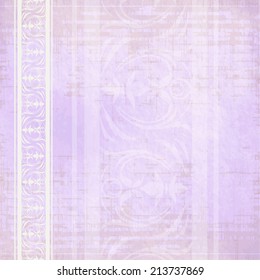 Decorative vintage background with vertical ornament