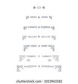 Decorative Vintage Borders