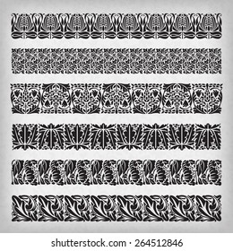 Decorative vintage borders.