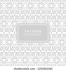 Decorative vintage damask pattern background