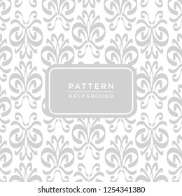 Decorative vintage damask pattern background