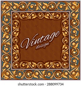 Decorative vintage design