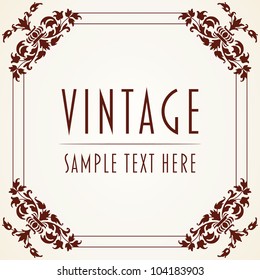 Decorative Vintage Frame