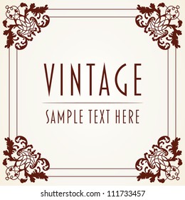 Decorative Vintage Frame