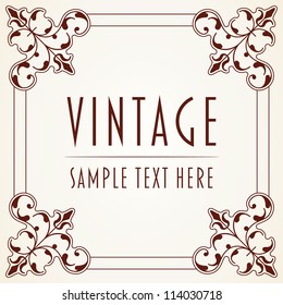 Decorative Vintage Frame