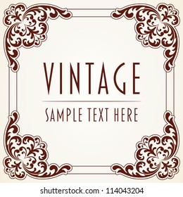 Decorative Vintage Frame
