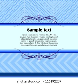 Decorative vintage frame