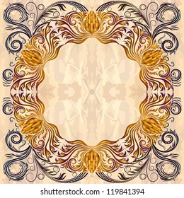 Decorative vintage frame