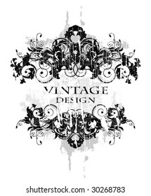 Decorative vintage frame
