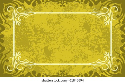 Decorative vintage frame.