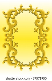 Decorative vintage frame.