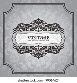 Decorative vintage frame. Great for greeting cards and invitations.