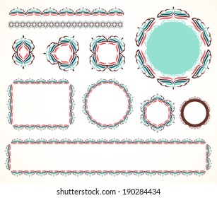 Decorative vintage frame (set 1)