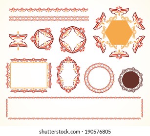Decorative vintage frame (set 2)