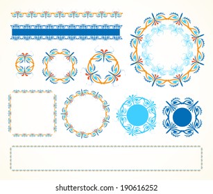 Decorative vintage frame (set 4)