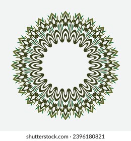 Decorative vintage frame. Vector design. floral ornament.