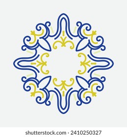 Marco vintage decorativo. Diseño de vectores. adorno floral.