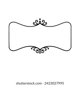 Decorative Vintage Frame Vector Design Element