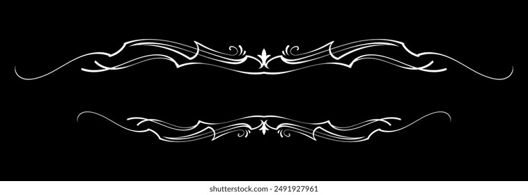 Decorative vintage frames and borders set. Vector design decoration pattern style. calligraphic design. Fit for title, element design, frame, border, caligraphic. Vector eps 10