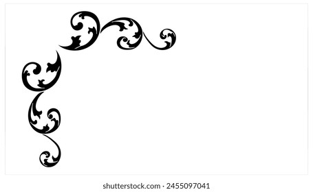 Decorative vintage frames vintage frames and scroll elements. Classic calligraphy swirls, swashes, dividers, . Good for greeting cards, wedding invitations, restaurant menu, royal certificates.